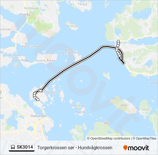 SK3014 Bus Line Map