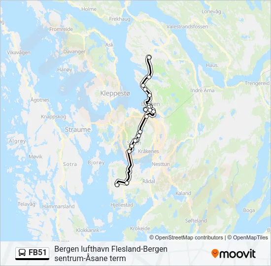FB51 Bus Line Map