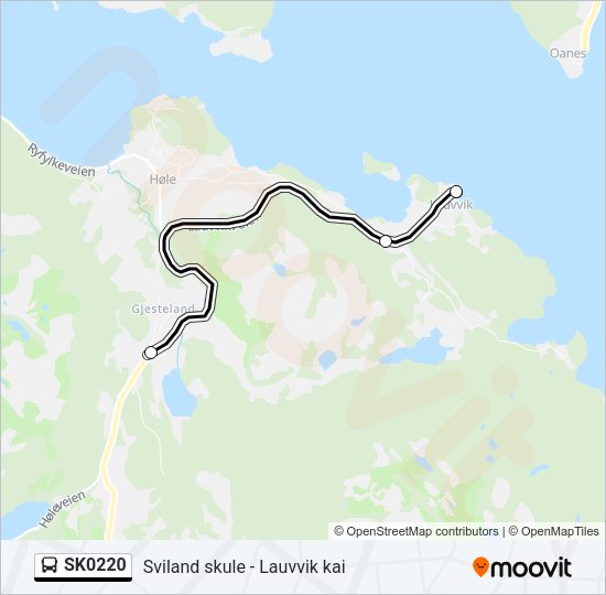 SK0220 Bus Line Map