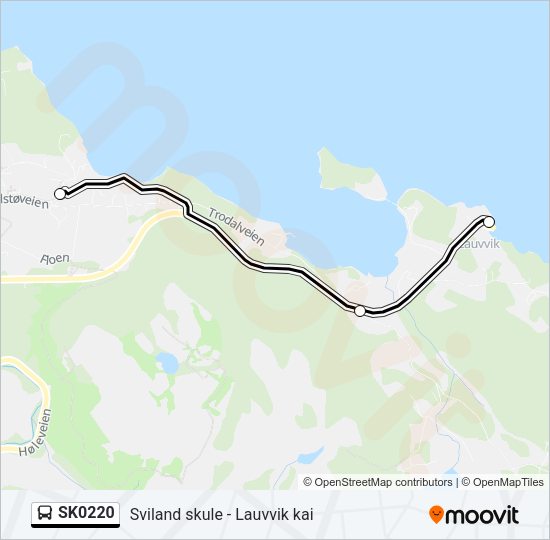SK0220 Bus Line Map