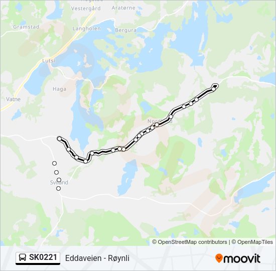 SK0221 Bus Line Map