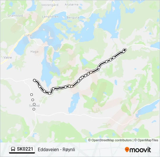 SK0221 Bus Line Map