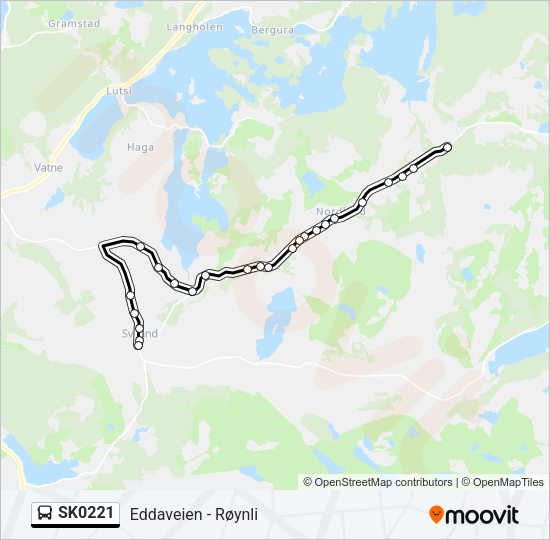 SK0221 Bus Line Map