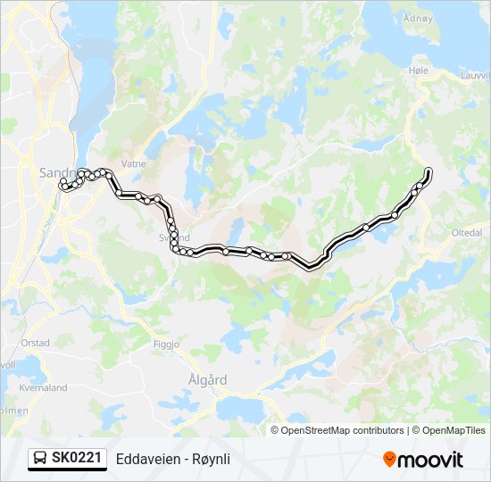 SK0221 Bus Line Map