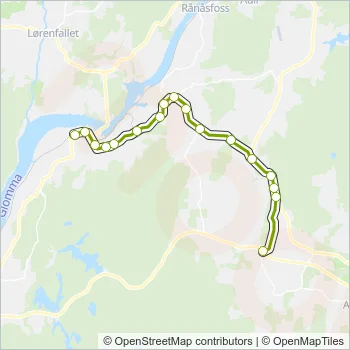 2177 Bus Line Map
