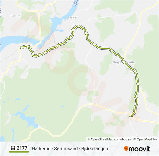 2177 Bus Line Map