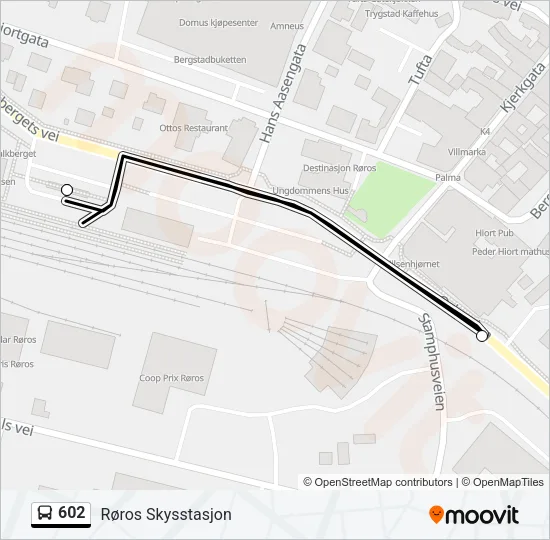 602 Bus Line Map