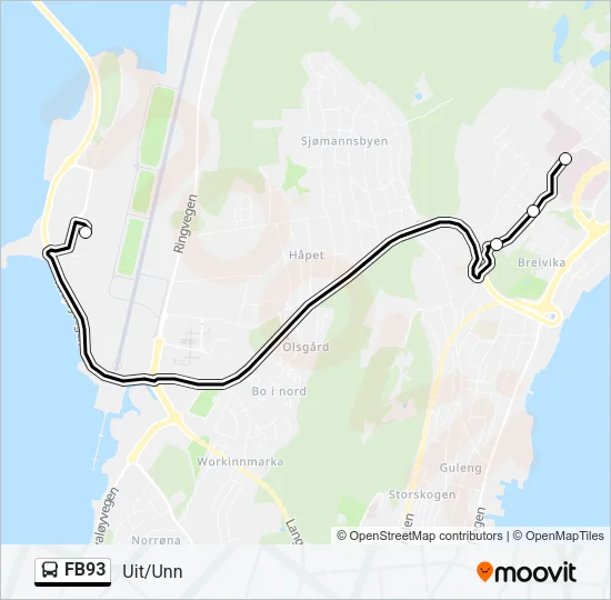 FB93 Bus Line Map