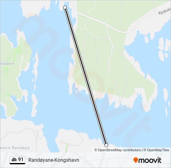 91 ferry Line Map