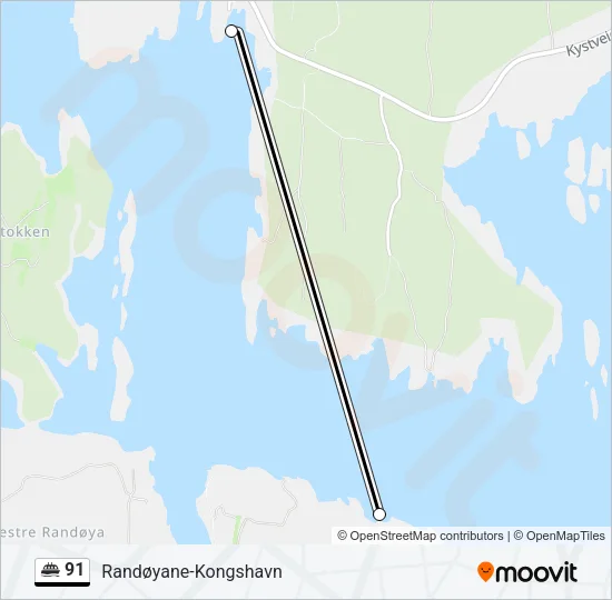 91 Ferry Line Map
