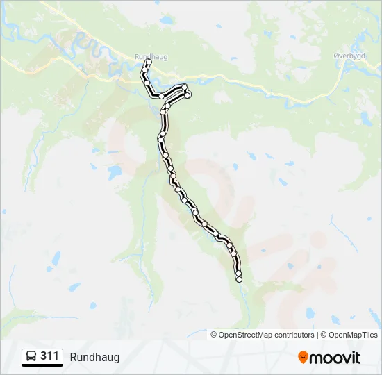 311 Bus Line Map