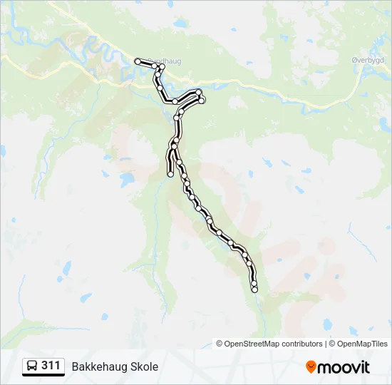 311 Bus Line Map
