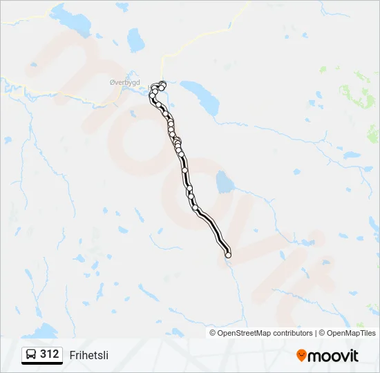 312 Bus Line Map