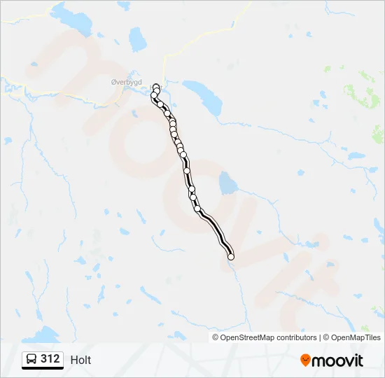 312 Bus Line Map
