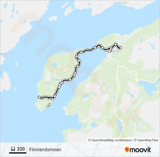 320 Bus Line Map