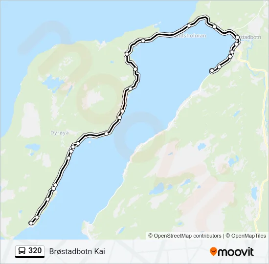 320 Bus Line Map