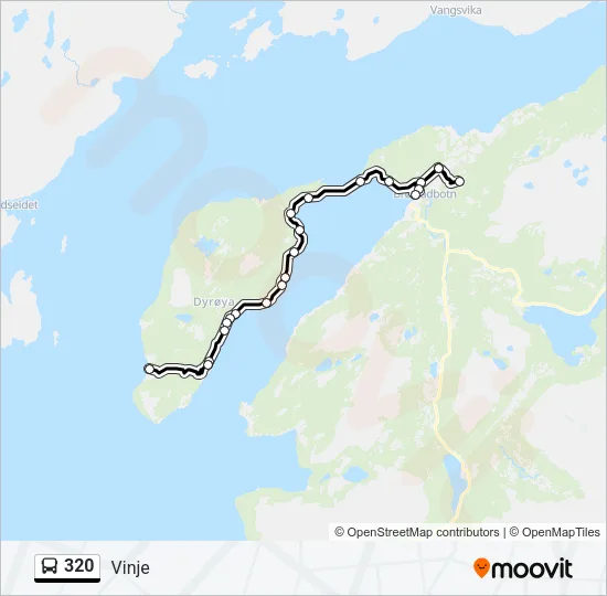 320 Bus Line Map