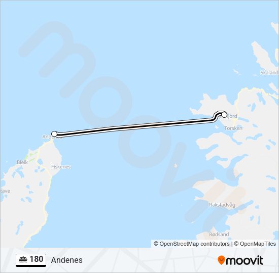 180 Ferry Line Map
