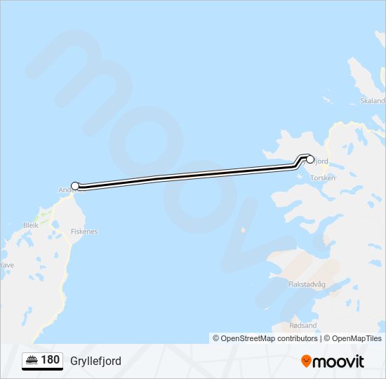 180 ferry Line Map