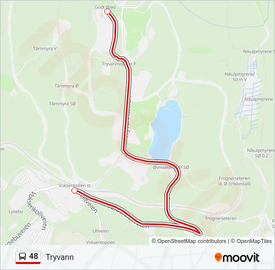 48 Bus Line Map