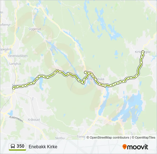 350 Bus Line Map