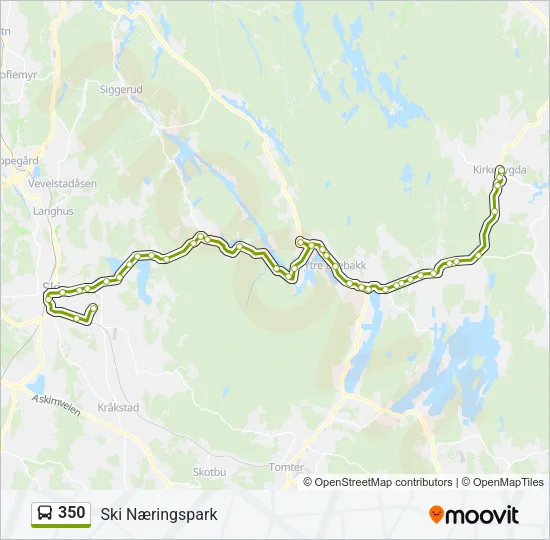 350 Bus Line Map