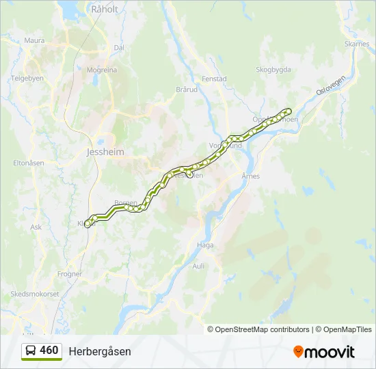 460 Bus Line Map