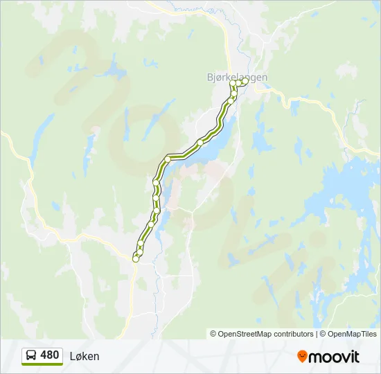 480 Bus Line Map
