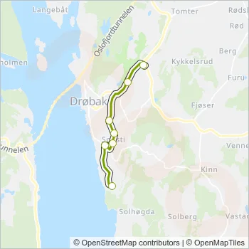 507 Bus Line Map