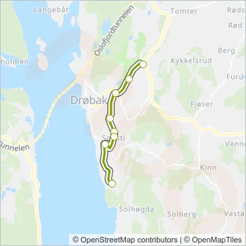 507 Bus Line Map