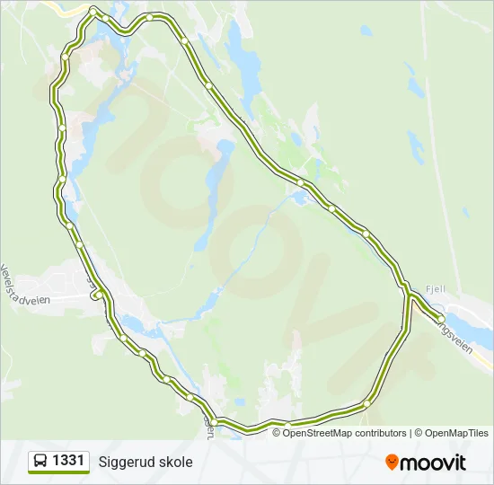 1331 Bus Line Map