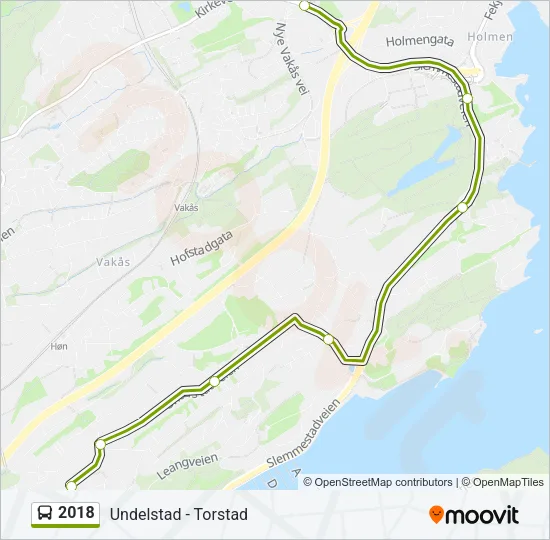 2018 Bus Line Map