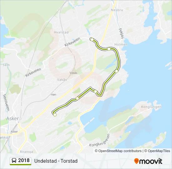 2018 Bus Line Map