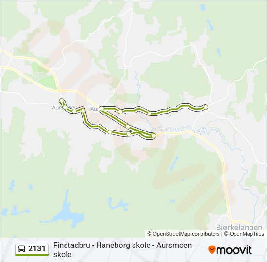2131 Bus Line Map