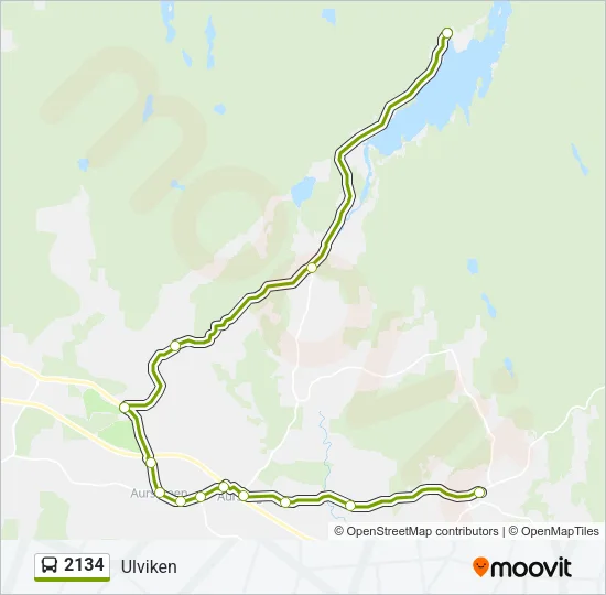2134 Bus Line Map