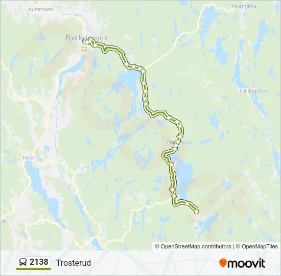 2138 Bus Line Map
