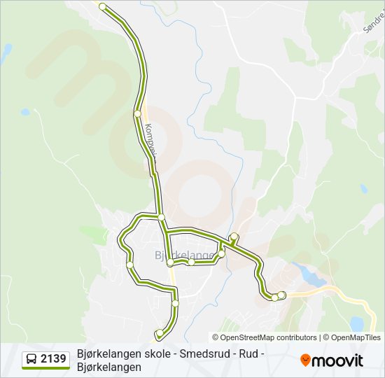 2139 Bus Line Map