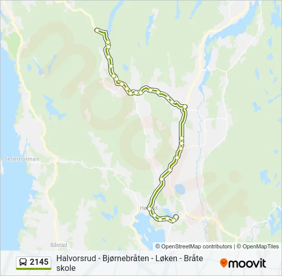 2145 Bus Line Map