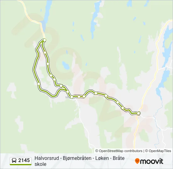 2145 Bus Line Map