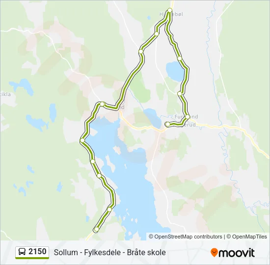 2150 Bus Line Map