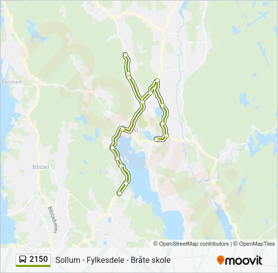 2150 Bus Line Map