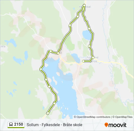 2150 Bus Line Map
