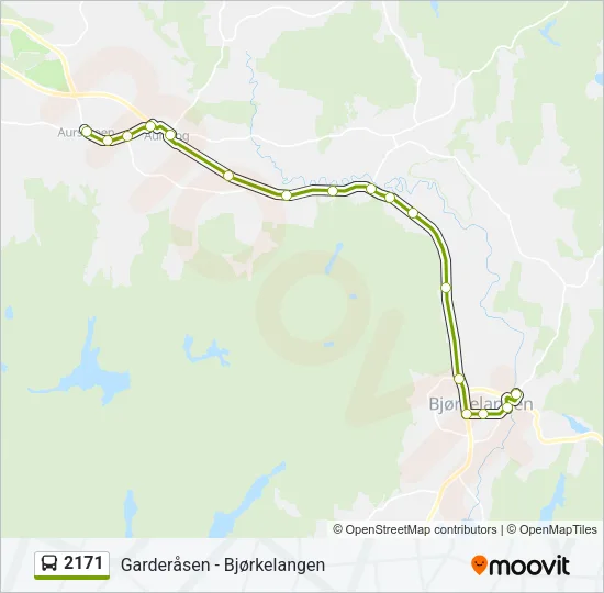 2171 Bus Line Map