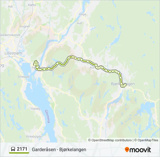 2171 Bus Line Map