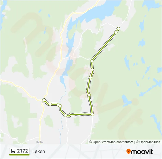 2172 Bus Line Map