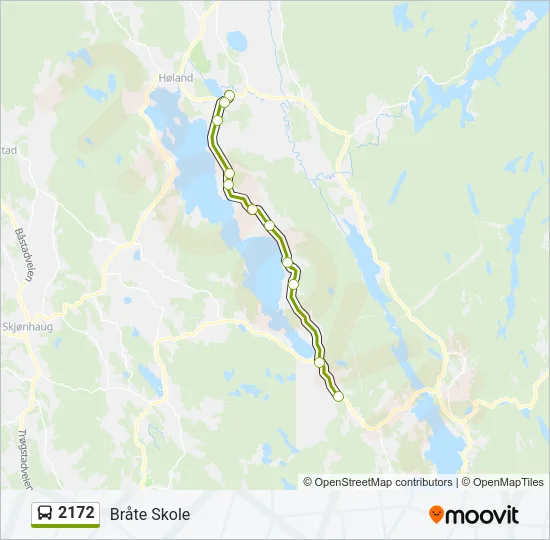 2172 Bus Line Map