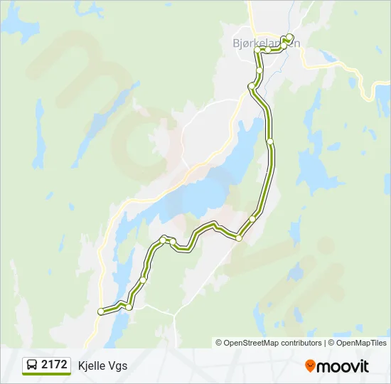 2172 Bus Line Map