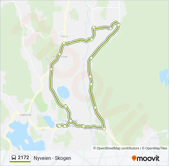 2172 Bus Line Map