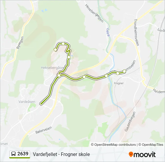 2639 Bus Line Map