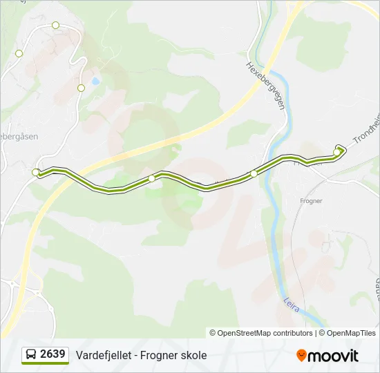 2639 Bus Line Map